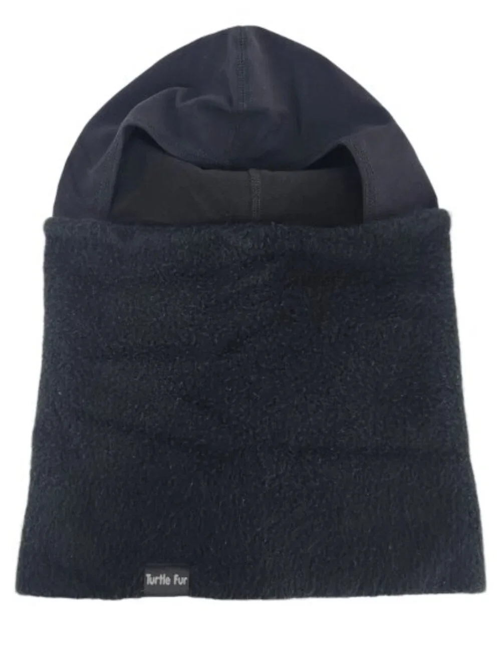 Turtle Fur Shellaclava Balaclava Ski Mask Black Fleece Hood Neck Warmer RN 82583